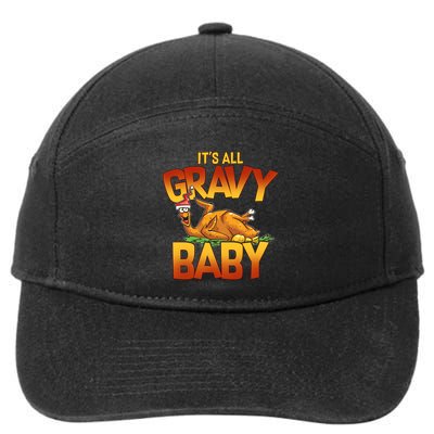 It's All Gravy Baby 7-Panel Snapback Hat