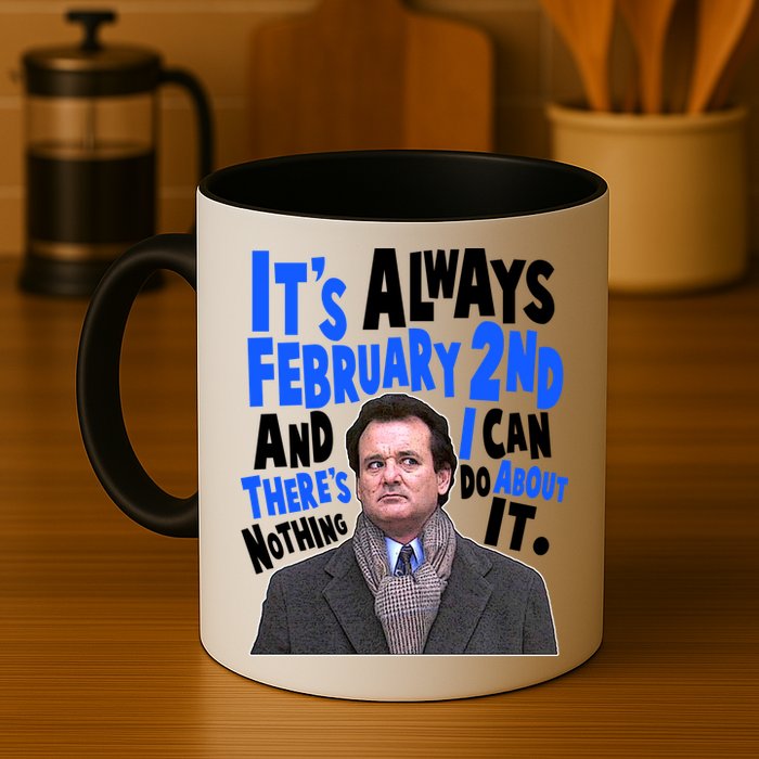 It's Always February 2nd There's Nothing I Can Do About It Groundhog Day Mug