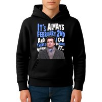 It's Always February 2nd There's Nothing I Can Do About It Groundhog Day Kids Hoodie