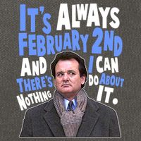 It's Always February 2nd There's Nothing I Can Do About It Groundhog Day Cotton Canvas Backpack