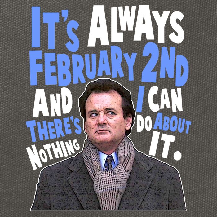 It's Always February 2nd There's Nothing I Can Do About It Groundhog Day Cotton Canvas Backpack