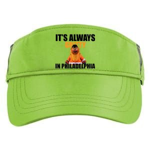 It's Always Gritty In Philadelphia Adult Drive Performance Visor