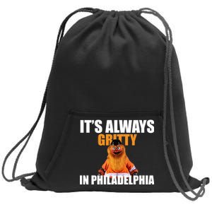 It's Always Gritty In Philadelphia Sweatshirt Cinch Pack Bag