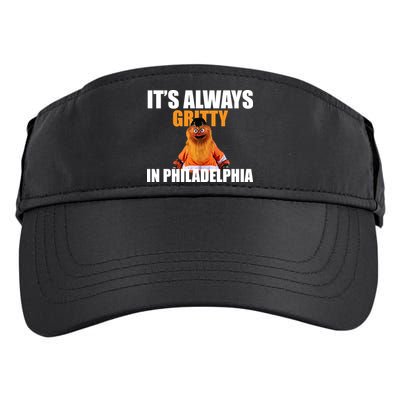 It's Always Gritty In Philadelphia Adult Drive Performance Visor