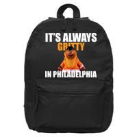 It's Always Gritty In Philadelphia 16 in Basic Backpack
