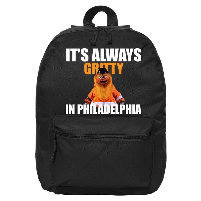It's Always Gritty In Philadelphia 16 in Basic Backpack
