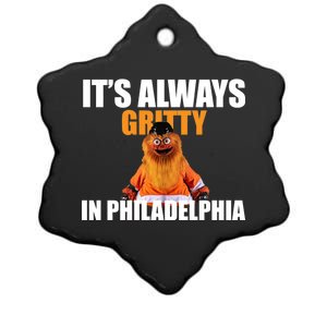 It's Always Gritty In Philadelphia Ceramic Star Ornament