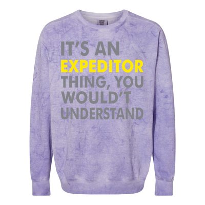 It's An Expeditor Thing Colorblast Crewneck Sweatshirt