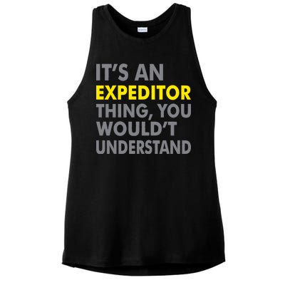 It's An Expeditor Thing Ladies PosiCharge Tri-Blend Wicking Tank