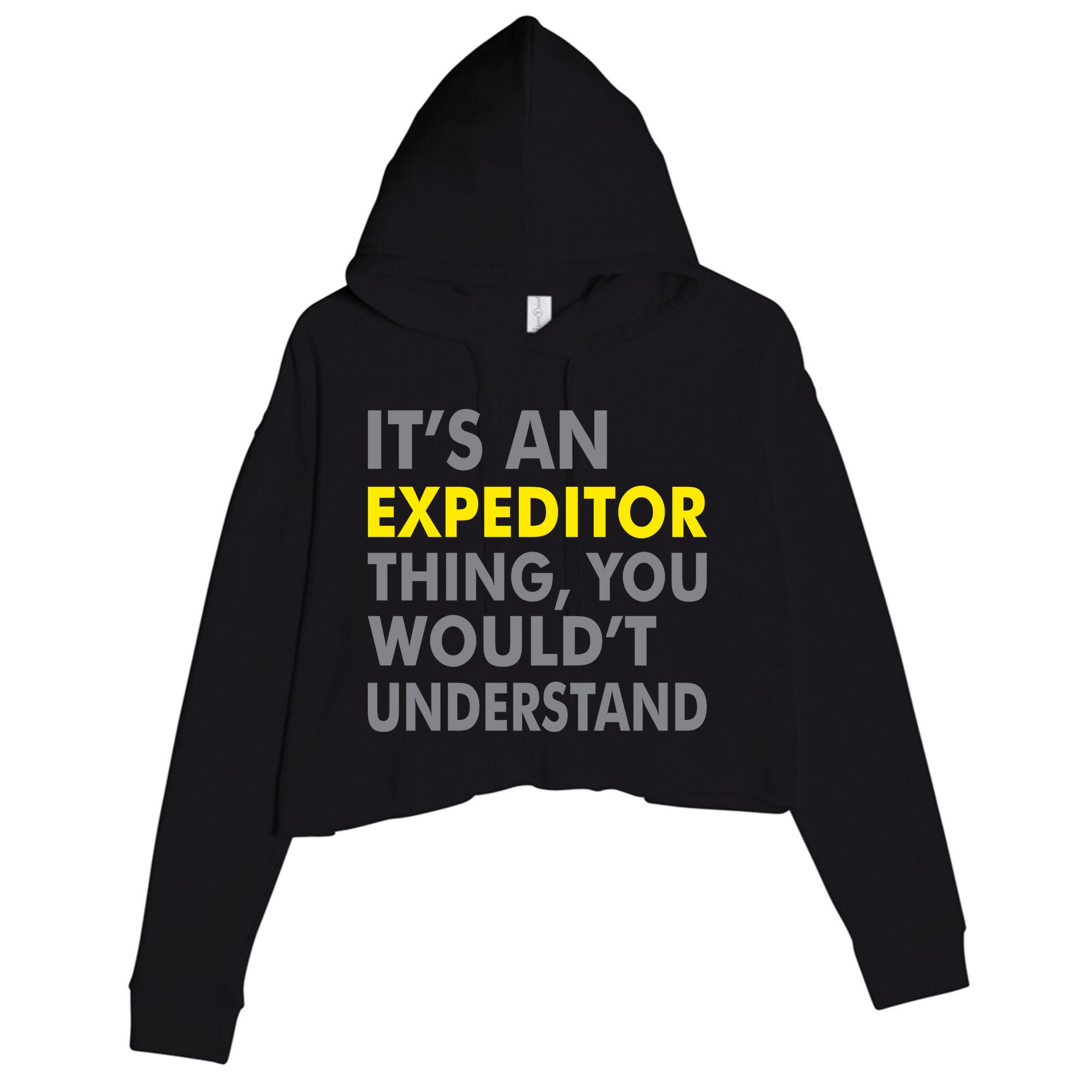 It's An Expeditor Thing Crop Fleece Hoodie