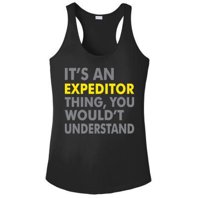 It's An Expeditor Thing Ladies PosiCharge Competitor Racerback Tank