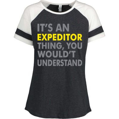 It's An Expeditor Thing Enza Ladies Jersey Colorblock Tee