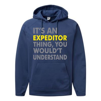 It's An Expeditor Thing Performance Fleece Hoodie