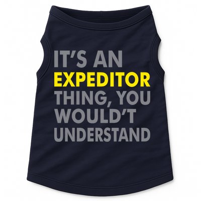 It's An Expeditor Thing Doggie Tank