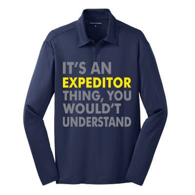 It's An Expeditor Thing Silk Touch Performance Long Sleeve Polo