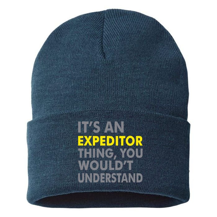 It's An Expeditor Thing Sustainable Knit Beanie