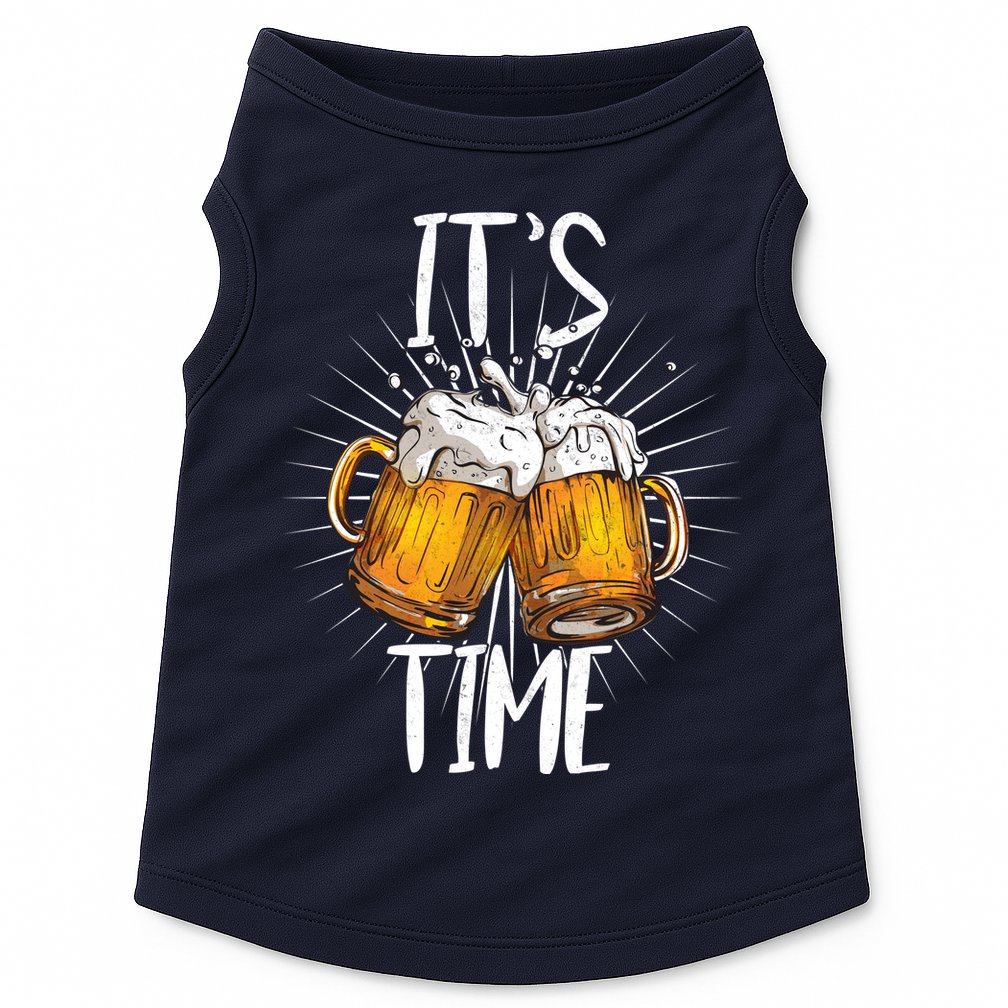 It's Beer Time Doggie Tank
