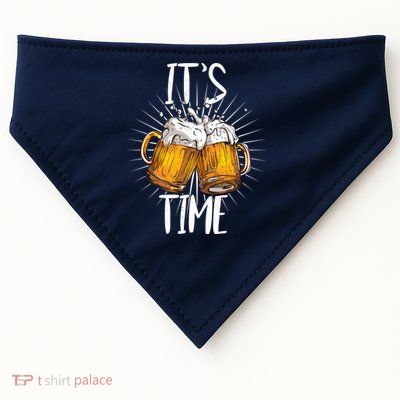 It's Beer Time USA-Made Doggie Bandana