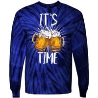 It's Beer Time Tie-Dye Long Sleeve Shirt