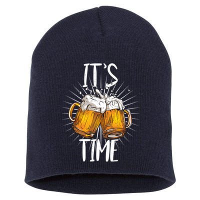 It's Beer Time Short Acrylic Beanie