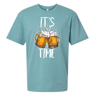 It's Beer Time Sueded Cloud Jersey T-Shirt