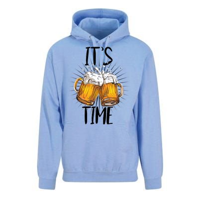 It's Beer Time Unisex Surf Hoodie