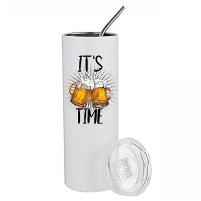 It's Beer Time Stainless Steel Tumbler