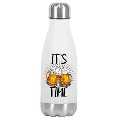 It's Beer Time Stainless Steel Insulated Water Bottle