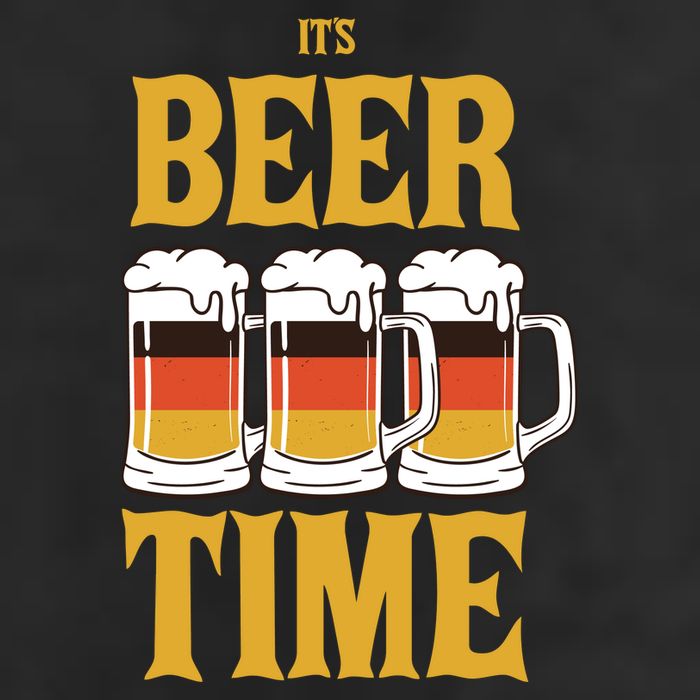 It's Beer Time German Flag Cool Comfort Performance Bucket Hat