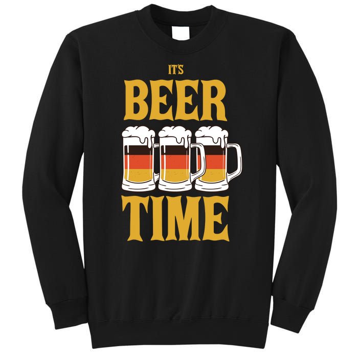 It's Beer Time German Flag Sweatshirt