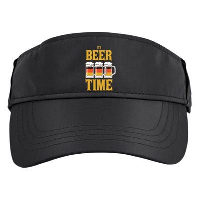 It's Beer Time German Flag Adult Drive Performance Visor