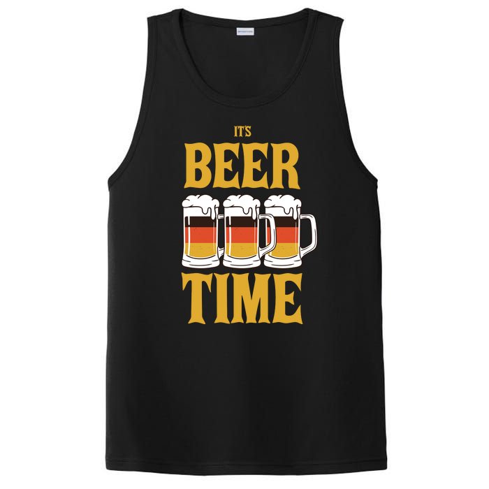 It's Beer Time German Flag PosiCharge Competitor Tank