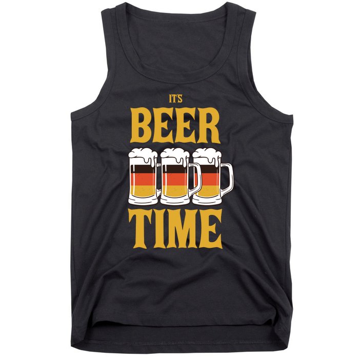 It's Beer Time German Flag Tank Top