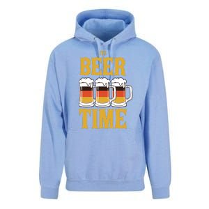 It's Beer Time German Flag Unisex Surf Hoodie