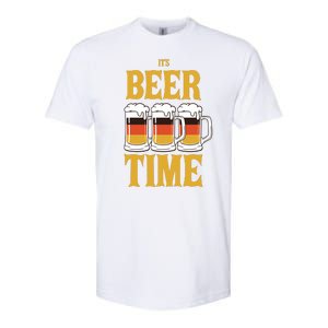 It's Beer Time German Flag Softstyle CVC T-Shirt