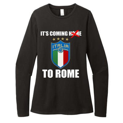 It's Coming To Rome Italy Soccer 2021 Italian Italia Champions  Womens CVC Long Sleeve Shirt