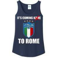 It's Coming To Rome Italy Soccer 2021 Italian Italia Champions  Ladies Essential Tank