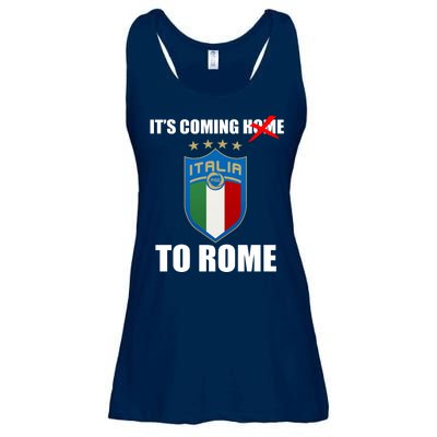 It's Coming To Rome Italy Soccer 2021 Italian Italia Champions  Ladies Essential Flowy Tank