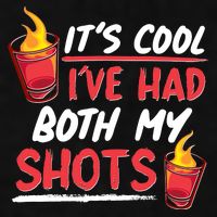 It's Cool I've Had Both My Shots Flaming Drinks Ladies PosiCharge Tri-Blend Wicking Tank