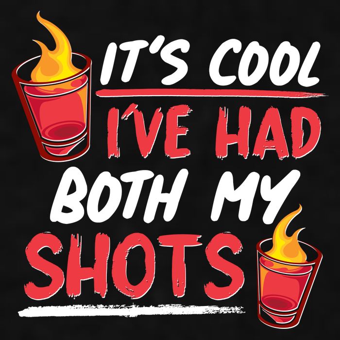It's Cool I've Had Both My Shots Flaming Drinks Ladies PosiCharge Tri-Blend Wicking Tank