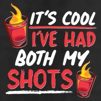 It's Cool I've Had Both My Shots Flaming Drinks Garment-Dyed Fleece Hoodie