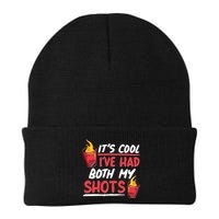 It's Cool I've Had Both My Shots Flaming Drinks Beanie