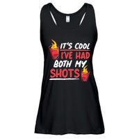 It's Cool I've Had Both My Shots Flaming Drinks Ladies Essential Flowy Tank