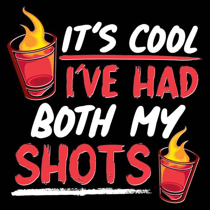 It's Cool I've Had Both My Shots Flaming Drinks 16 in Basic Backpack