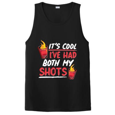 It's Cool I've Had Both My Shots Flaming Drinks PosiCharge Competitor Tank
