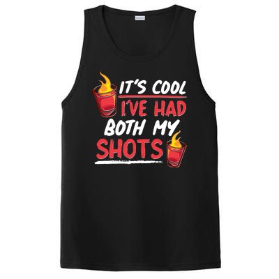 It's Cool I've Had Both My Shots Flaming Drinks PosiCharge Competitor Tank