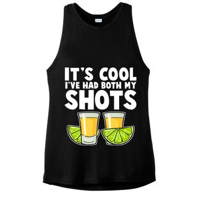 It's Cool I've Had Both My Shots Tequila Shots  Ladies PosiCharge Tri-Blend Wicking Tank