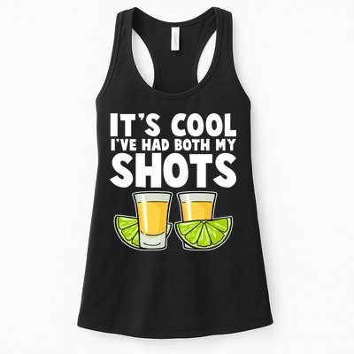 It's Cool I've Had Both My Shots Tequila Shots  Womens Tank Top