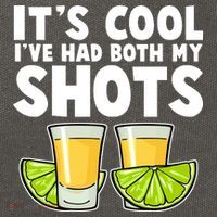 It's Cool I've Had Both My Shots Tequila Shots  Cotton Canvas Backpack