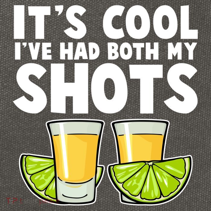 It's Cool I've Had Both My Shots Tequila Shots  Cotton Canvas Backpack